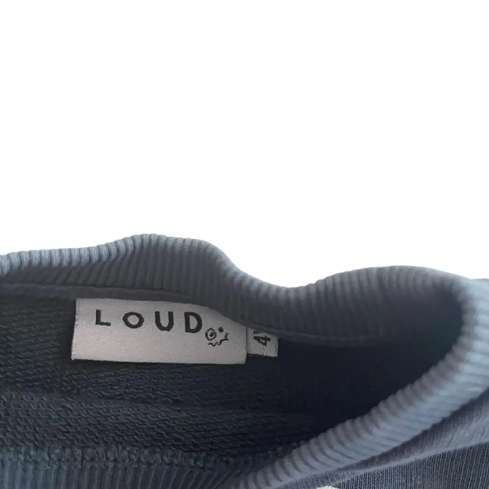 Loud Apparel Boys Grey Away Eye Graphic Sweatshirt NWT 24M European Streetwear